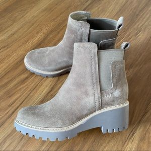 Dolce Vita Gray Ankle Boots